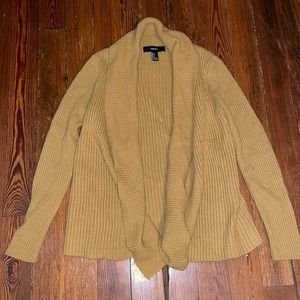 Forever 21 Gold-Colored cardigan